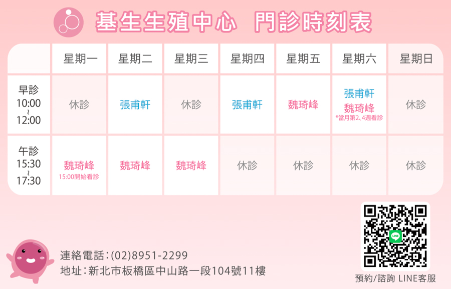 基生門診表_工作區域 1-2 基生門診表_工作區域 1-2