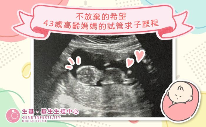 🌟不放棄的希望：43歲高齡媽媽的試管求子歷程