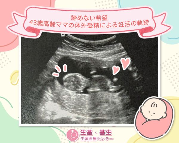 🌟諦めない希望：43歳高齢ママの体外受精による妊活の軌跡-生基．基生