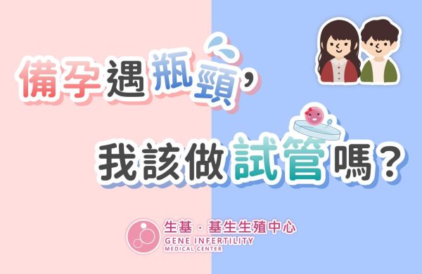 備孕遇瓶頸，我該做試管嗎？